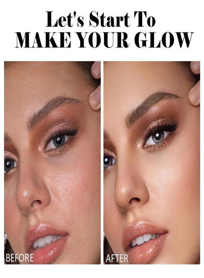 HHLTOH 3 in 1 Sculpting Powder Palette for Old Women – Highlight, Contour, Nose Shadow & Eyeshadow Base – Buildable Matte Face Powder for Setting, Enhancing & Natural Finish (03# Beige & Light Brown) - Image 4
